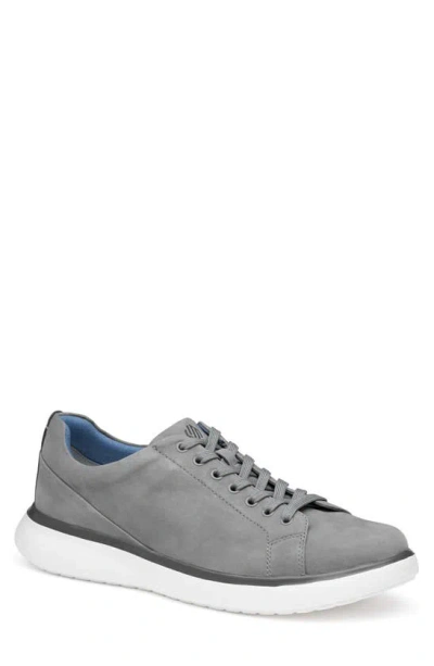 Johnston & Murphy Oasis Lace-to-toe Sneaker In Gray Nubuck