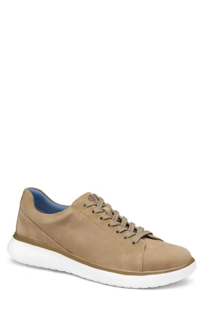 Johnston & Murphy Oasis Lace-to-toe Sneaker In Taupe Nubuck