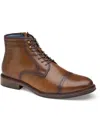 JOHNSTON & MURPHY RALEIGH MENS LEATHER TOE CAP ANKLE BOOTS