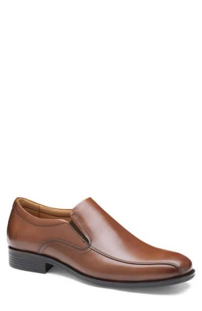 Johnston & Murphy Reeve Venetian Loafer In Brown Full Grain