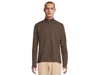 Johnston & Murphy Reversible Solid Quarter-zip In Brown