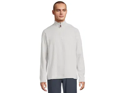 JOHNSTON & MURPHY REVERSIBLE SOLID QUARTER-ZIP