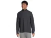 Johnston & Murphy Reversible Solid Quarter-zip In Black
