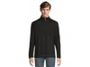 Johnston & Murphy Reversible Solid Quarter-zip In Black