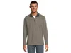 Johnston & Murphy Reversible Solid Quarter-zip In Gray