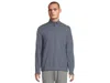 Johnston & Murphy Reversible Solid Quarter-zip In Gray