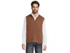 Johnston & Murphy Reversible Solid Vest In Brown
