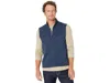 Johnston & Murphy Reversible Solid Vest In Blue