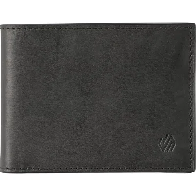 Johnston & Murphy Rhodes Leather Bifold Wallet In Black