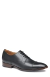 Johnston & Murphy Richland Oxford Mens W Black Cap Toe Dress Shoes Ver461 In Black Full Grain