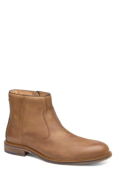 Johnston & Murphy Ripley Inside-zip Boot In Brown