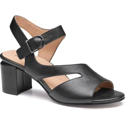 Johnston & Murphy Samantha Slingback Sandal In Black
