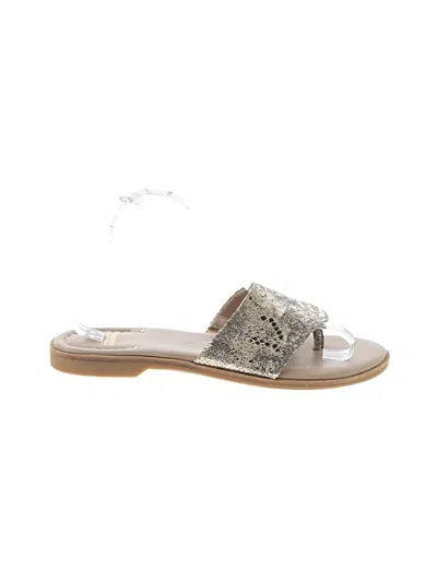 Pre-owned Johnston & Murphy Sandals In Gold