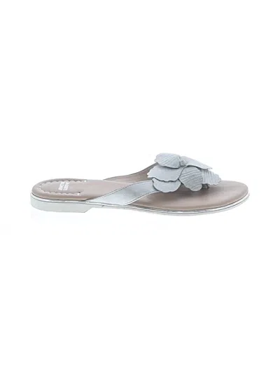 Pre-owned Johnston & Murphy Sandals In Silver