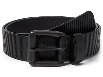 Johnston & Murphy Scored Roller Buckle Belt Men's Belts Black: 44