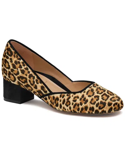 Johnston & Murphy Sienna Haircalf Pump In Brown