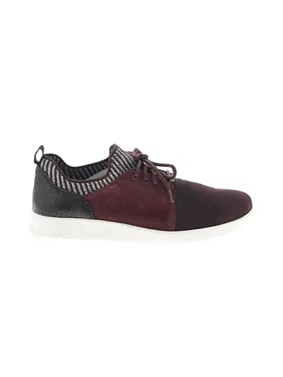 Pre-owned Johnston & Murphy Sneakers In Burgundy