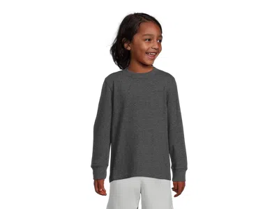 Johnston & Murphy Soft Textured Pullover (big Kid) Boy's Sweater Navy : Lg (big Kid), Cotton/modal/polyester In Blue