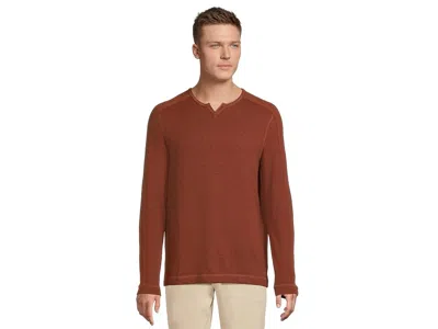 Johnston & Murphy Split-neck Pullover In Red