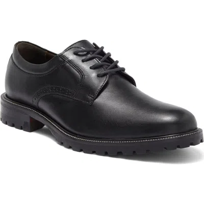Johnston & Murphy Stratford Plain Toe Derby In Black