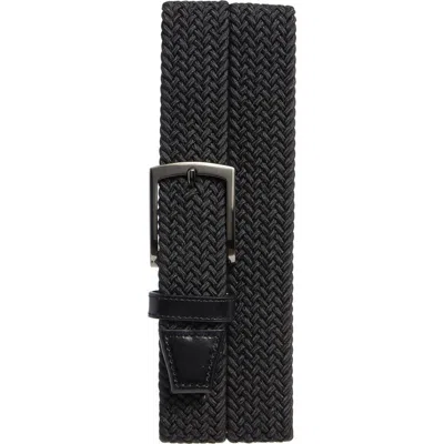 Johnston & Murphy Stretch Braided Knit Belt In Pattern
