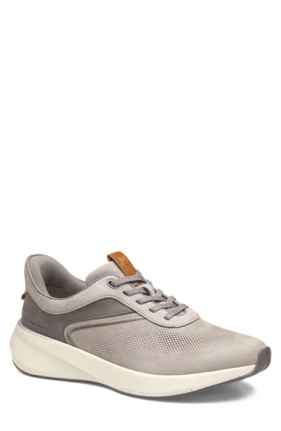 Johnston & Murphy Surge U-throat Embossed Sneaker In Gray