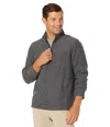 Johnston & Murphy Sweater Men Charcoal Waffle Knit Zip Pullover Gbo68 In Gray