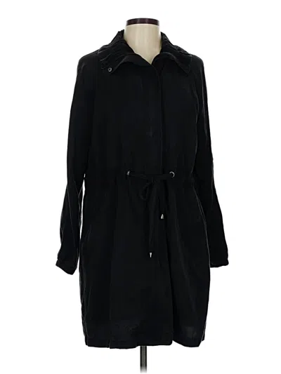 Pre-owned Johnston & Murphy Trenchcoat In Black