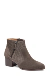 Johnston & Murphy Trista Bootie In Dark Gray Suede