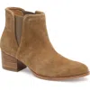 Johnston & Murphy Trista Chelsea Boot In Chestnut Suede