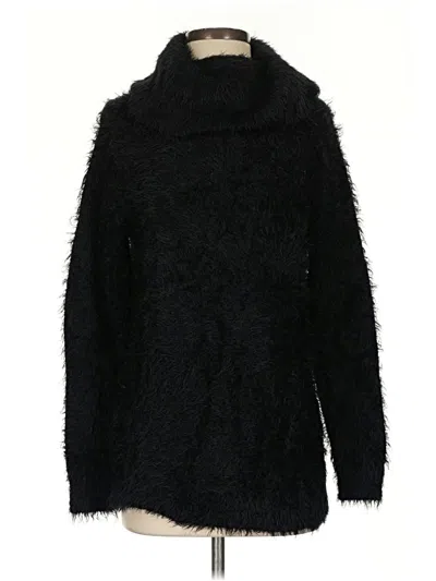 Pre-owned Johnston & Murphy Turtleneck Sweater In Black