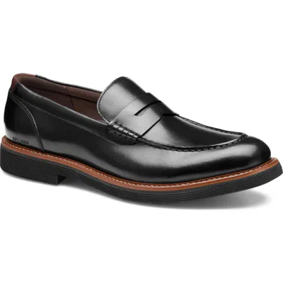Johnston & Murphy Tyson Penny Loafer In Black