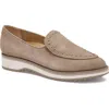 Johnston & Murphy Ulyssa Studded Platform Loafer In Brown