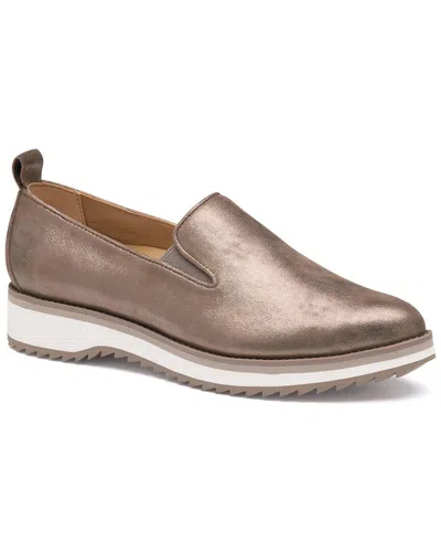 Johnston & Murphy Ulyssa Suede Loafer In Black