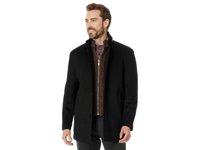 Johnston & Murphy Upton Car Coat In Black