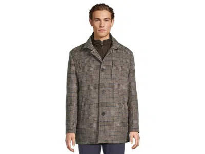 Johnston & Murphy Upton Car Coat In Gray