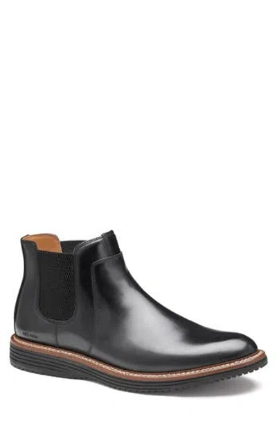 Johnston & Murphy Upton Chelsea Boot In Black