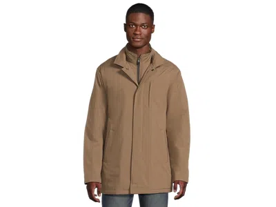 Johnston & Murphy Upton City Coat In Brown