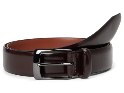 Johnston & Murphy Upton Dress Belt Men's Belts Mahogany: 34 In Black