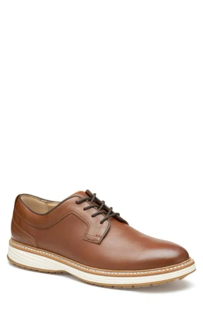 Johnston & Murphy Upton Gl1 Luxe Hybrid Waterproof Golf Shoe In Brown