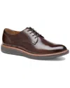 Johnston & Murphy Upton Plain Toe Derby In Burgundy