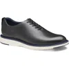 Johnston & Murphy Upton Perforated Plain Toe Oxford In Black