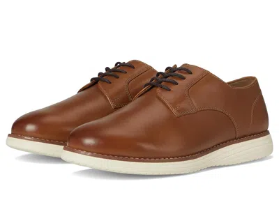 JOHNSTON & MURPHY UPTON PLAIN TOE (LITTLE KID/BIG KID) BOYS SHOES TAN FULL GRAIN : 1 LITTLE KID M, LACE/LEATHER/MESH