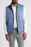 Johnston & Murphy Upton Quilted Reversible Vest In Navy