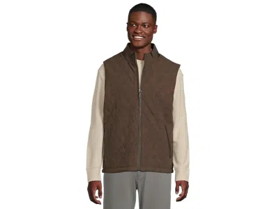 Johnston & Murphy Upton Reversible Vest In Brown