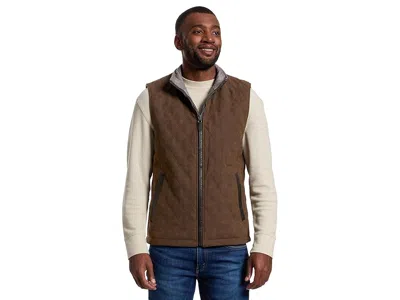Johnston & Murphy Upton Reversible Vest In Brown