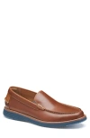 Johnston & Murphy Upton Venetian Loafer In Tan Full Grain