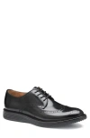 Johnston & Murphy Upton Wingtip Derby In Black