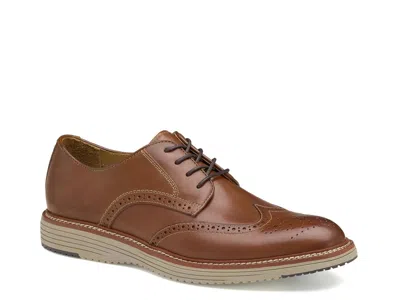 Johnston & Murphy Upton Wingtip Oxford In Animal Print