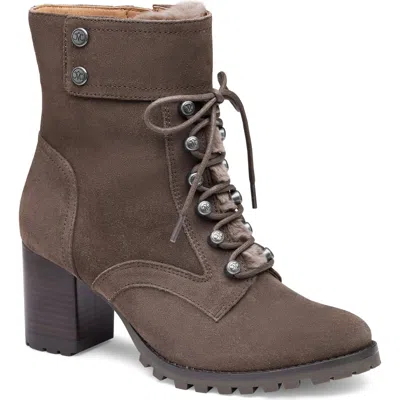 Johnston & Murphy Vivica Faux Fur Bootie In Multi